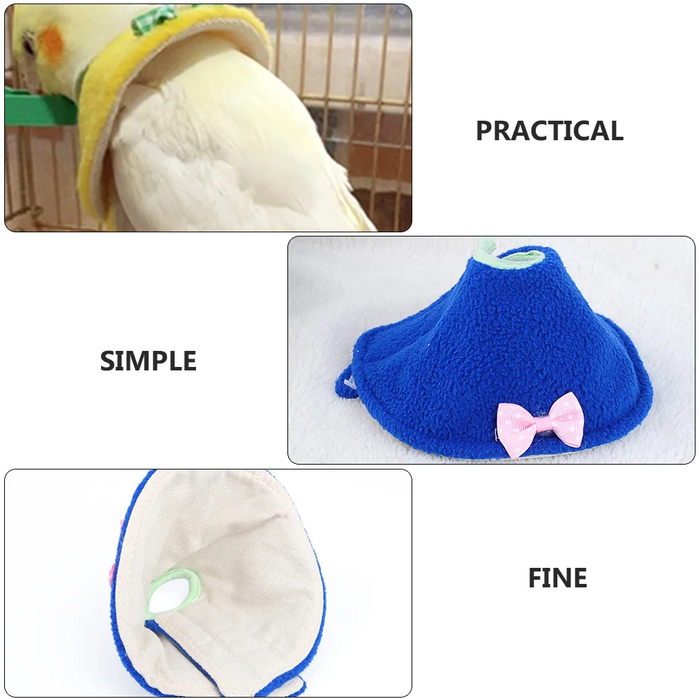 Parrot Anti Peck Collar Bird Neckbands Birds Recovery Collars Protective Healing Anti-pecking Pet Cloaks Cock
