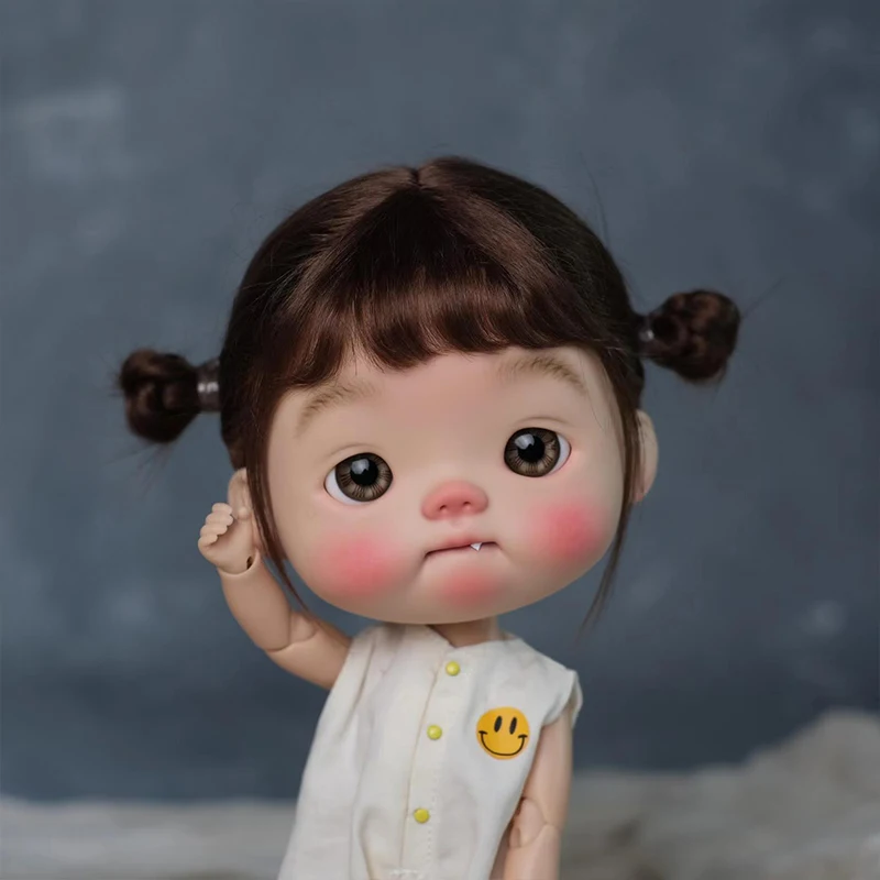 

BJD Doll Mohair Wigs Big Head DianDian BJD Dolls Accessories Toys Hair DIY Fashion Doll Toy Head DianDian Wigs Girl Gift