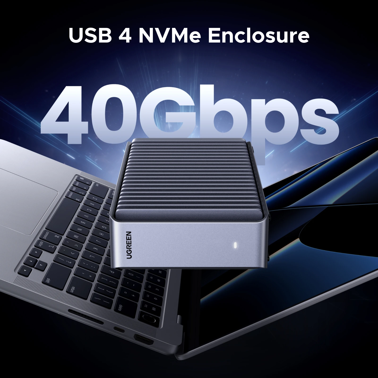 UGREEN 40Gbps M2 SSD Enclosure USB4 NVMe Case Compatible with