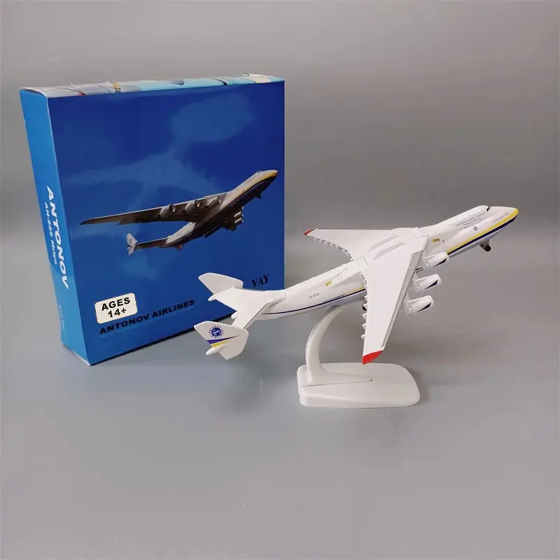 Airplane Model 20CM Diecast Metal Alloy Antonov An-225 1/400 Scale For Collection