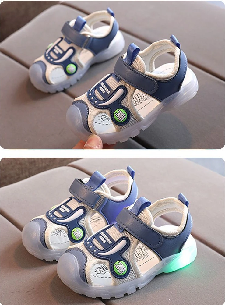 Baby Sandals Comfortable The New Baby Baby Girl Baby Boy SummerSoft  BottomBaotou Anti-kick Toddler Shoes Kindergarten Baby Shoes