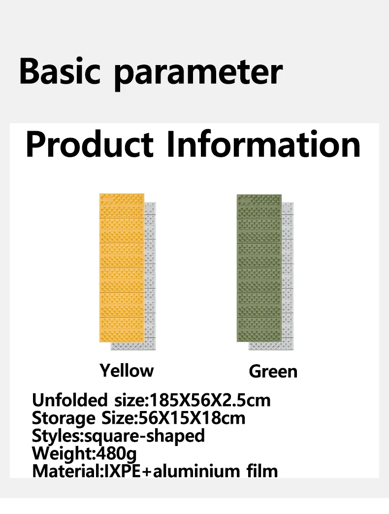Naturehike Troues R 3.0 Leichte, tragbare, faltbare, quadratische Eiernestmatte für den Außenbereich, 2,5 cm, verdickte Camping-Angel-Picknickmatte – Detail 2