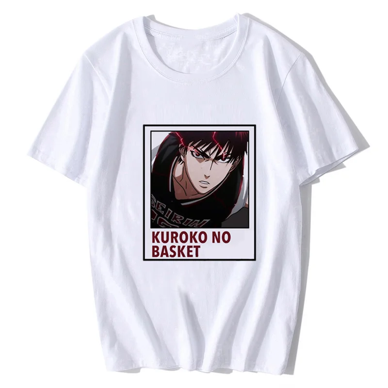 T-shirt Kuroko No Basket – Aomine Daiki – Anime M – Coton Blanc Col Rond
