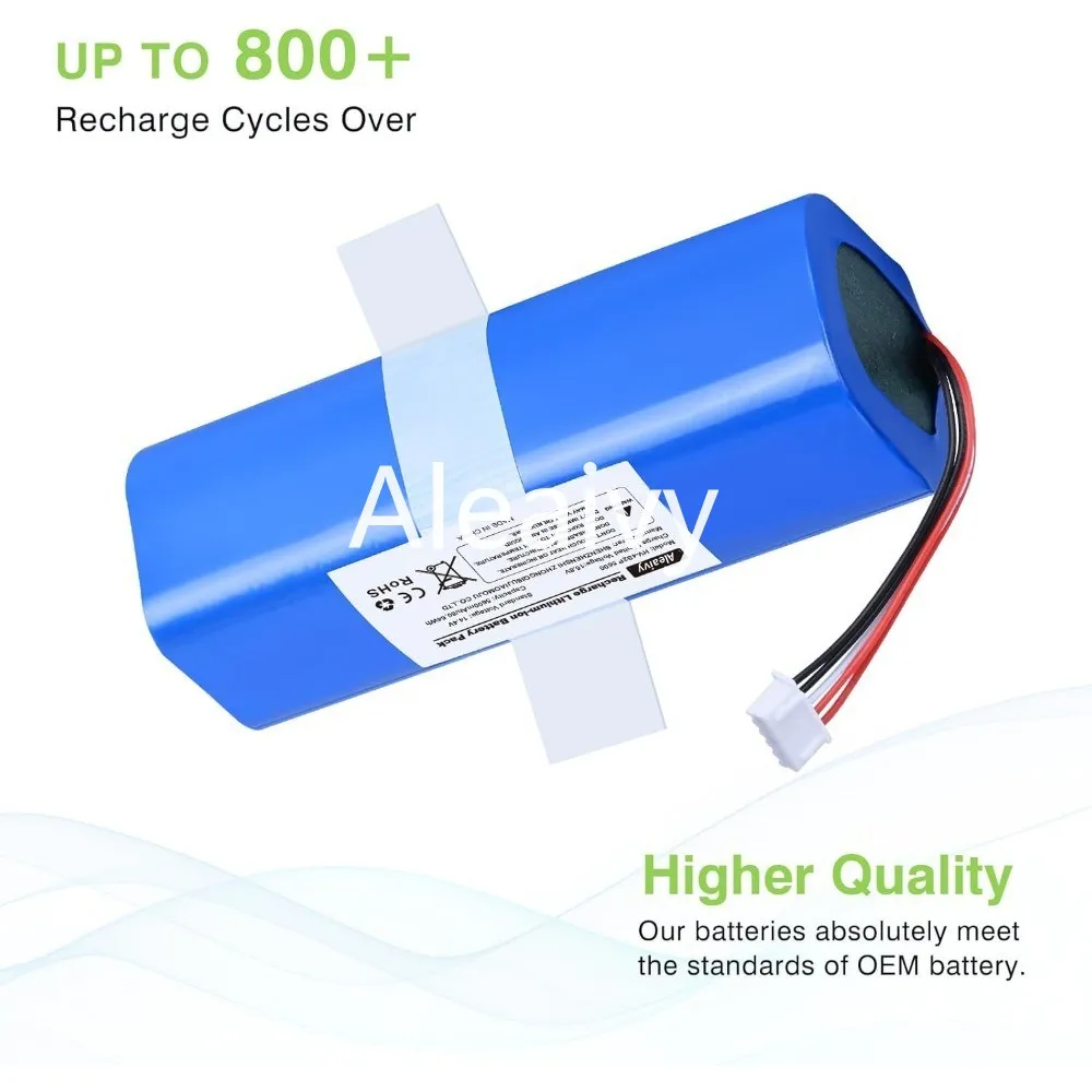 12800mAh Battery Replacement For ecovacs T5 T8 T9 T10 T20 DLX11 DLX13 DLN12 X1 X1omni X1 Deebot Ozmo Sweeping robot battery 5