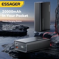Essager Power Bank 20000 мАч Портативный PD 65 Вт Быстрая зарядка мобильного телефона Внешний аккумулятор Powerbank для iPhone 17 16 15 Ноутбук Mac — изображение 4