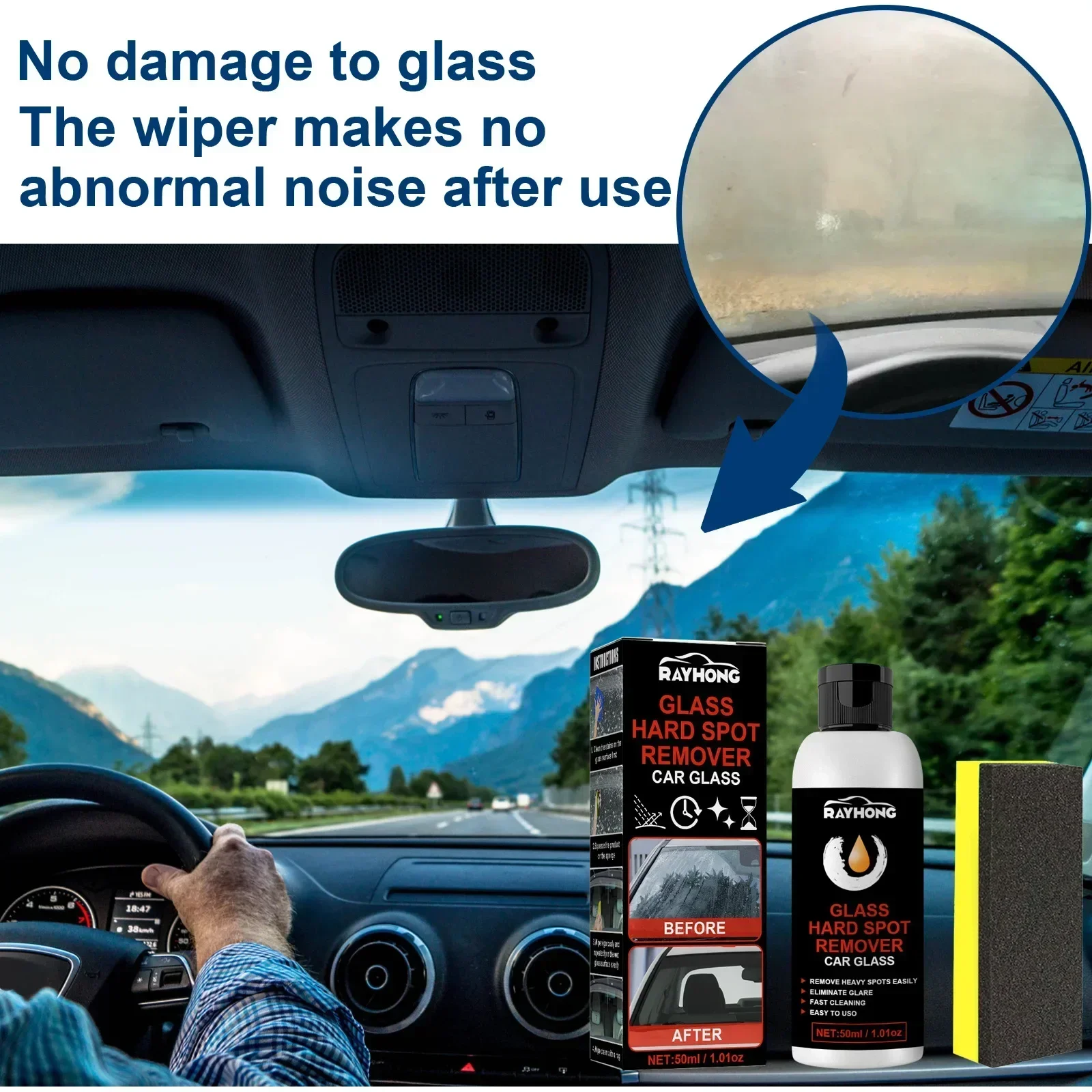 Deep Cleaning of Automobile Glass Polishing Paste Glass Scratch Repair Cleaning Decontamination Glazing Polishing Paste
