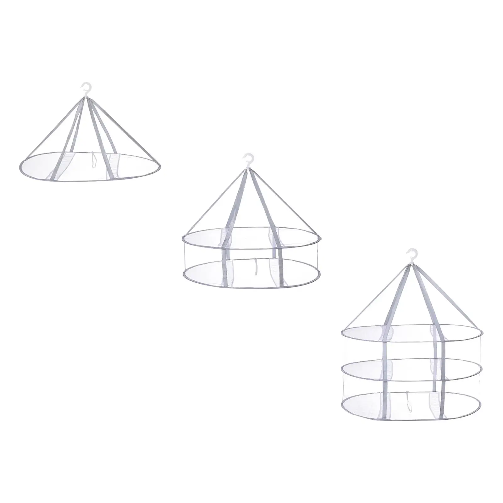 Sweater Drying Rack Sweater Drying Net Collapsible Hanging Laundry Rack Hanger for Toys Sock Swimsuit Indoor Outdoor Dolls 5