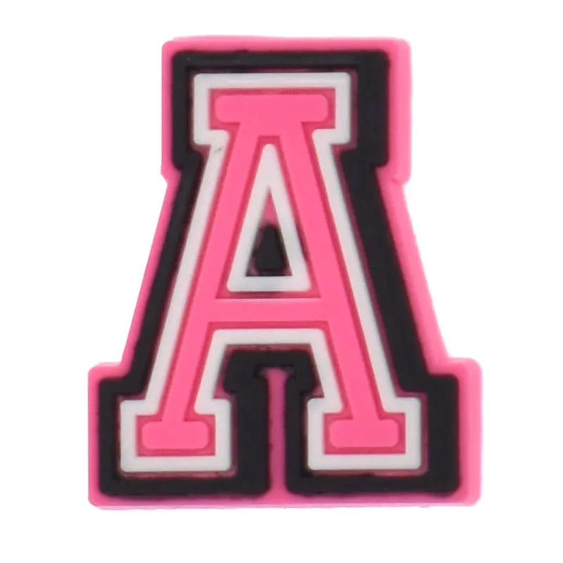 Vibrant Pink Shoe Charms for Personalized Footwear and Accessories
