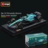 Bburago 1:43 2023 Aston Martin AMR23 F1 Formula Alloy Car Die Cast Vehicles Collectible Model Racing Toy 2