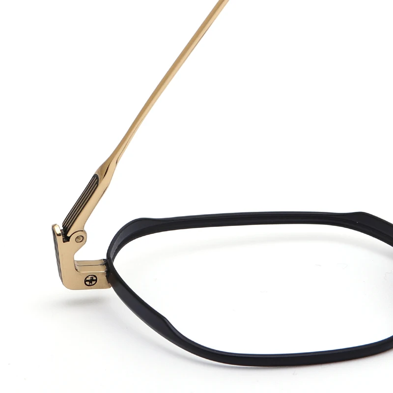 Muzz Women's Full Rim Polygon Square Titanium Eyeglasses 5