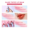 Glass Tinted Lip Balm Light Cherry Red Orange Glow Moisturizing Vegetarian Lip Balm With Bright Clear Color Korea Lip Cosmetics 3