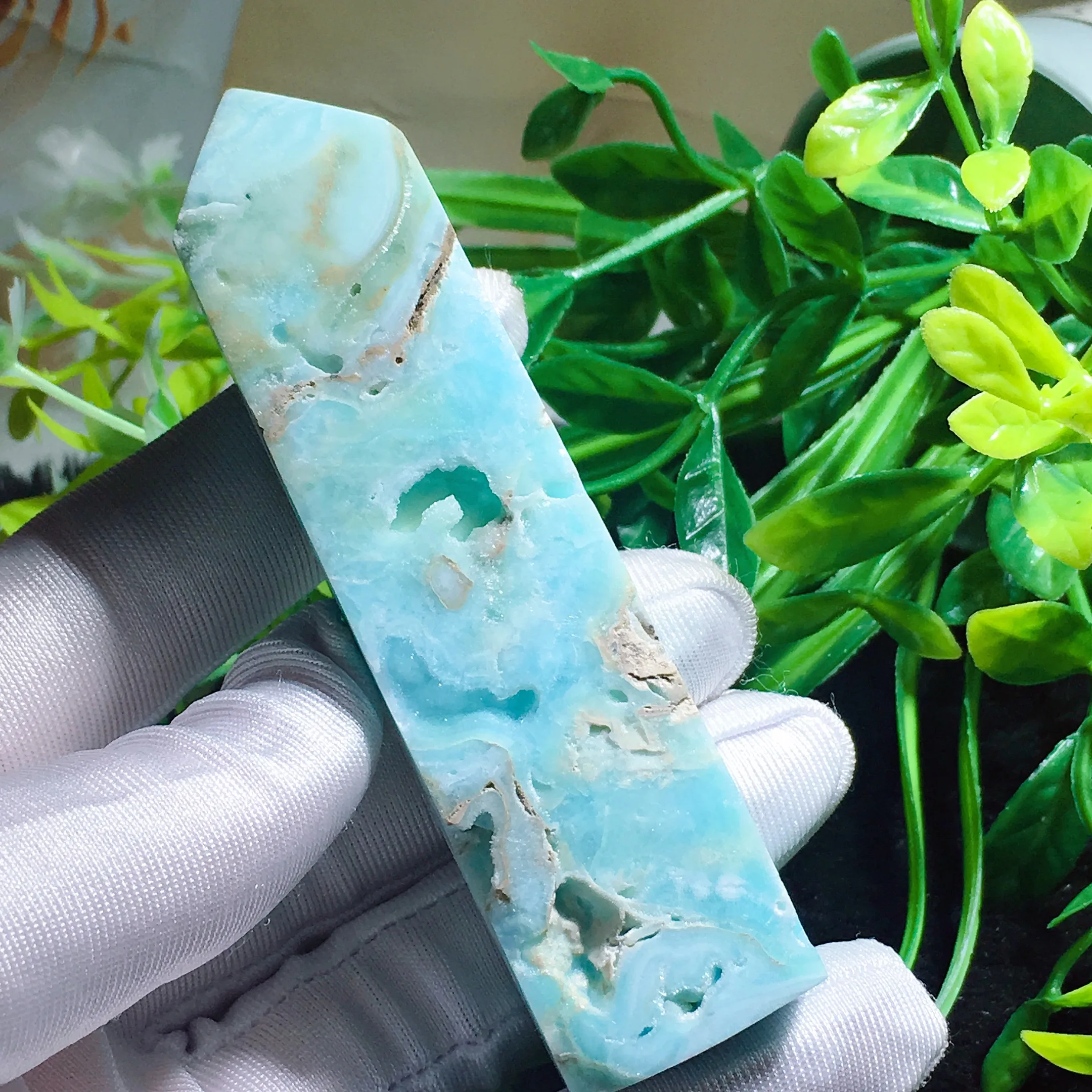 Blue Aragonite Tower 2425