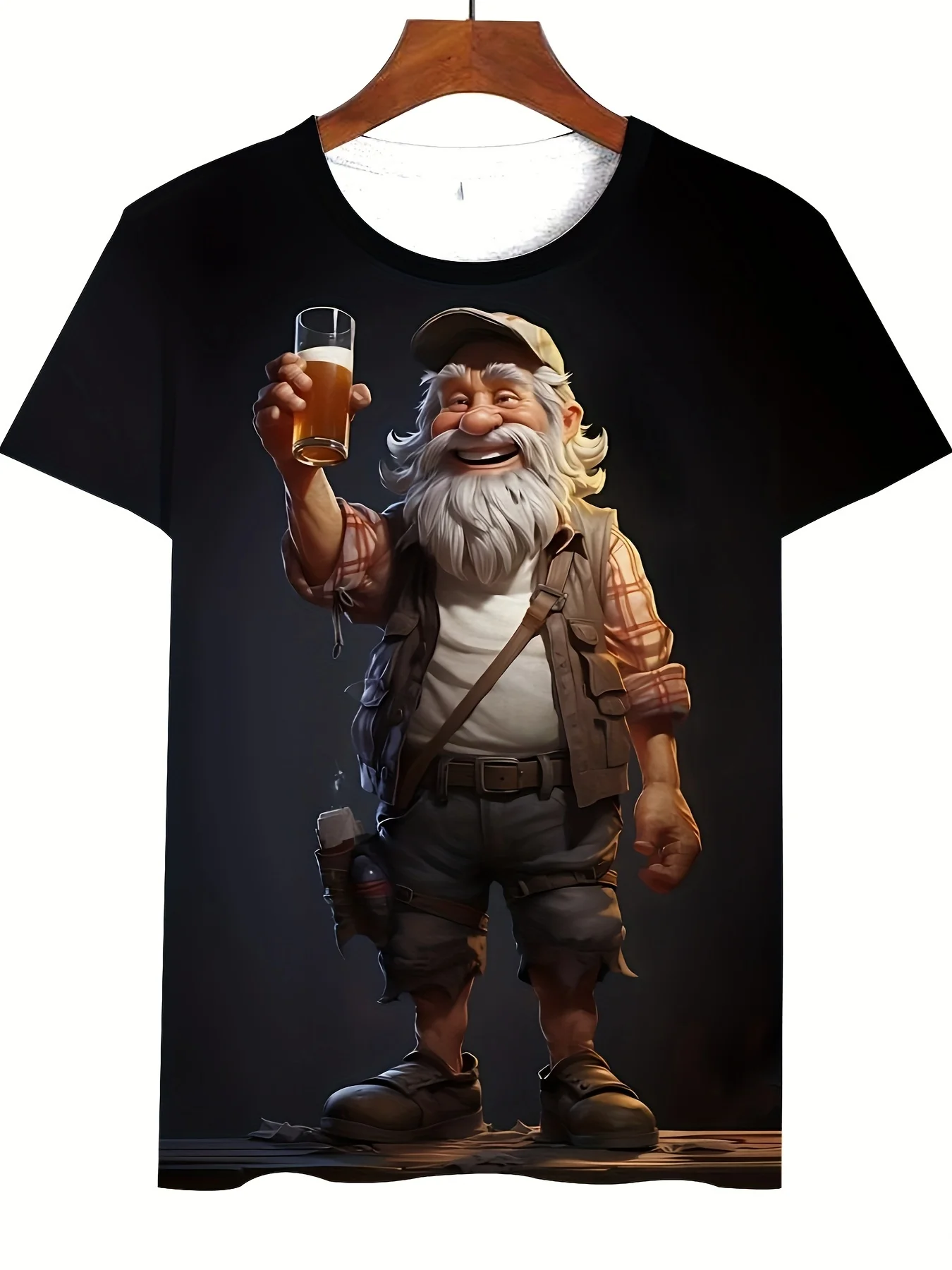Mustache Graphic T-Shirt, Instantly - Image 3