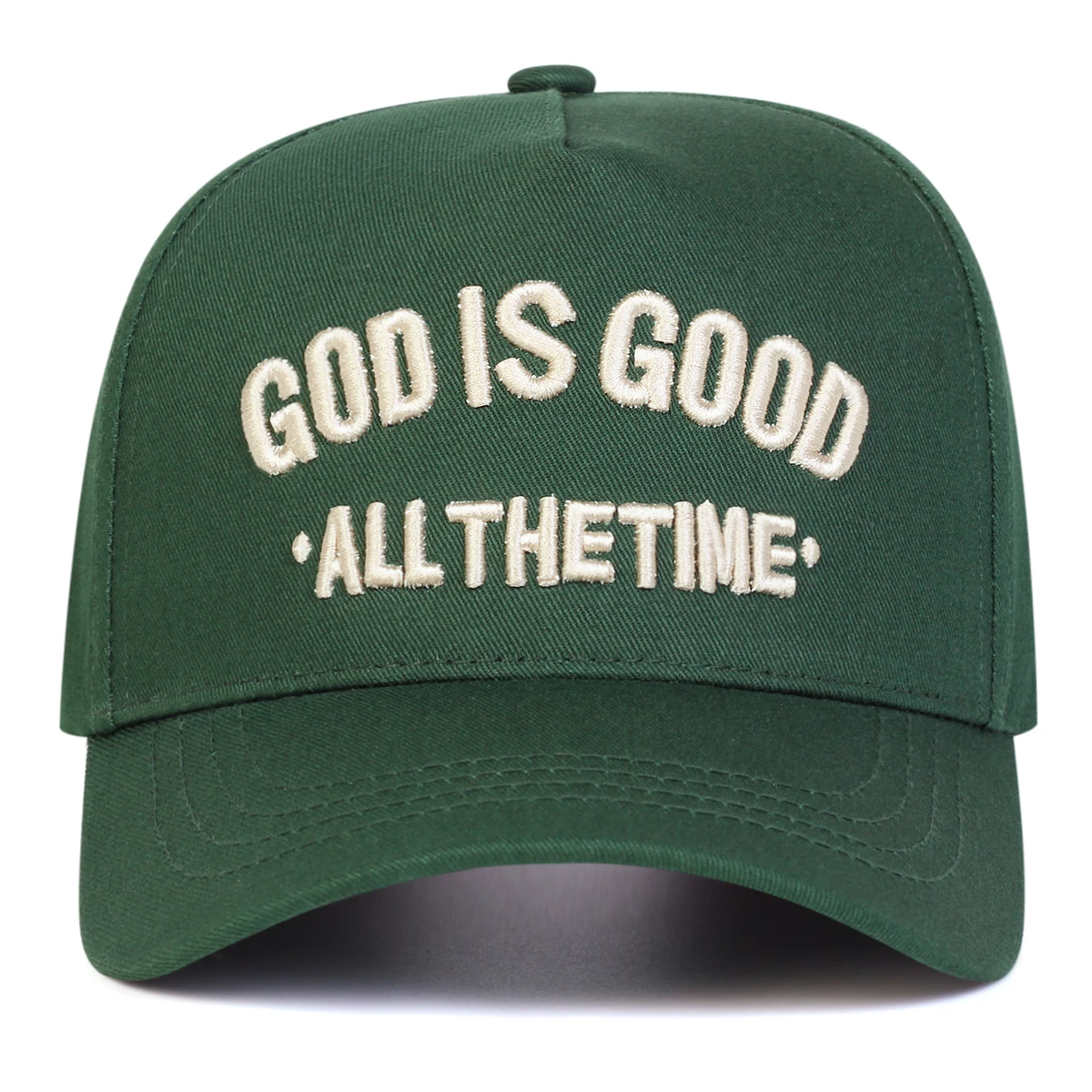 Unisex Baseballkappen mit GOD IS GOOD Buchstaben-Stickerei, Frühling Herbst Outdoor Verstellbare Freizeithüte Sonnenschutzkappe Sportmütze – Detail 4