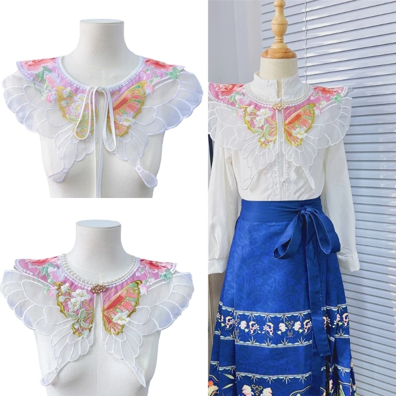 

Элегантный съемный воротник, шаль с накладным воротником, женская юбка с лицом лошади, аксессуары