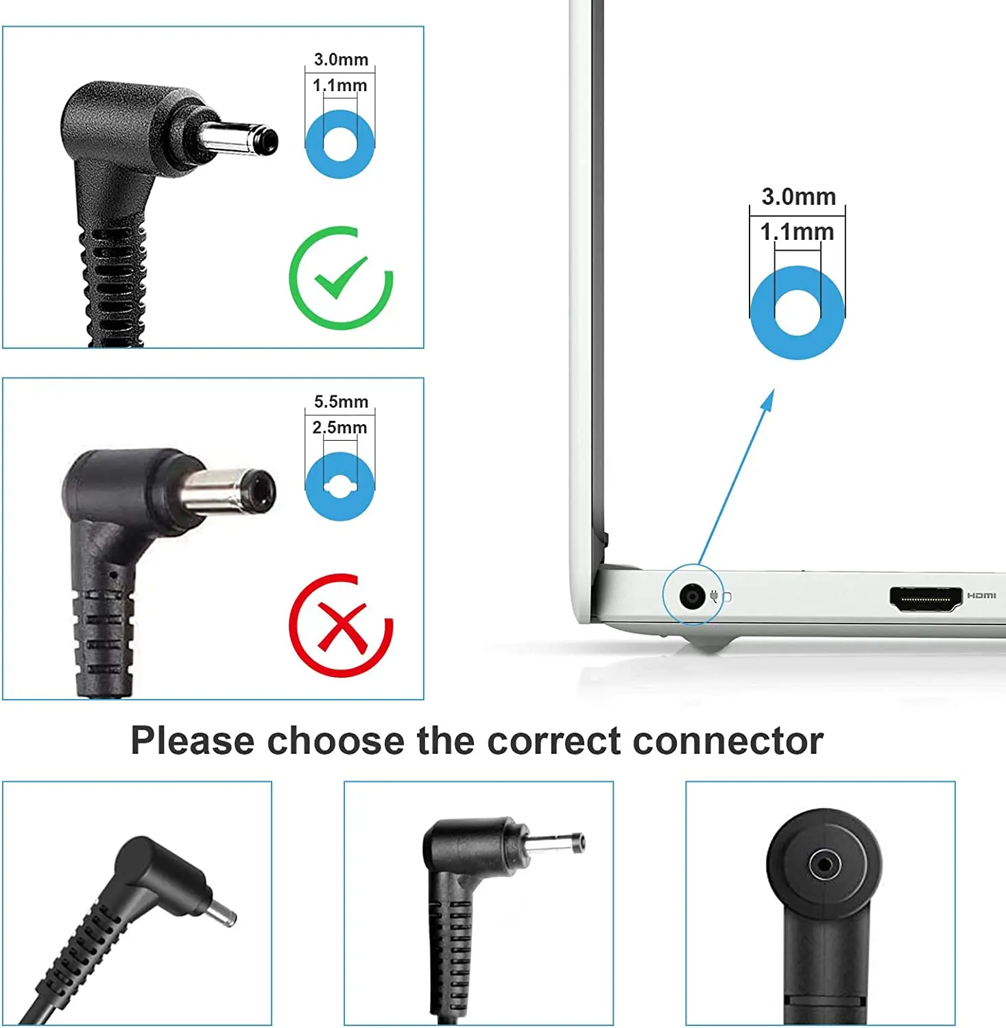 노트북 AC 전원 어댑터 충전기, 삼성 A13-040N2A BA44-00295A 크롬북 XE500C13 XE500C12, 19V 2.1A 40W, , 신제품