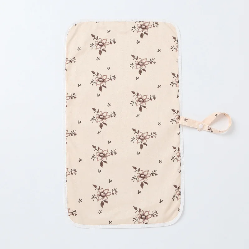HappyFlute 35*60CM Washable Baby Diaper Changing Mat Soft Polyester Portable Changing Pad Waterproof Cover Mattress For Baby