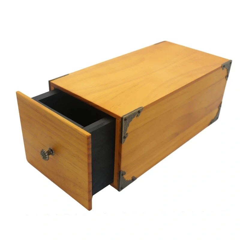 원목 서랍 상자 마술 도구 (30cm*15cm*12.5cm) 마술 트릭 제작 상자 전문 ..