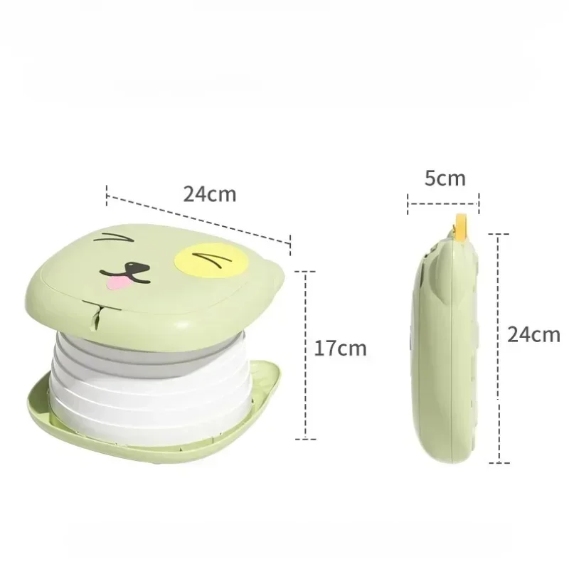 Foldable Portable Potty for Toddler Travel Training Toilet for Baby Kids, Indoor Outdoor Camping Car Bathroom, Child Potty Seat