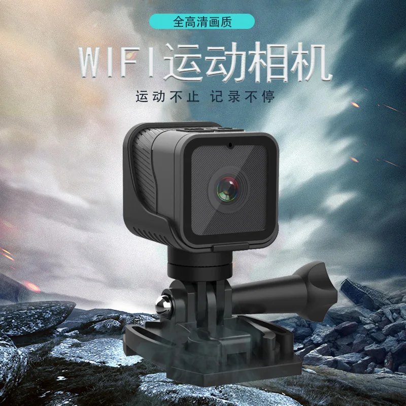 WiFi-Sports-Camera-1080P-HD-Bike-Helmet-Camera-Multifunctional ...
