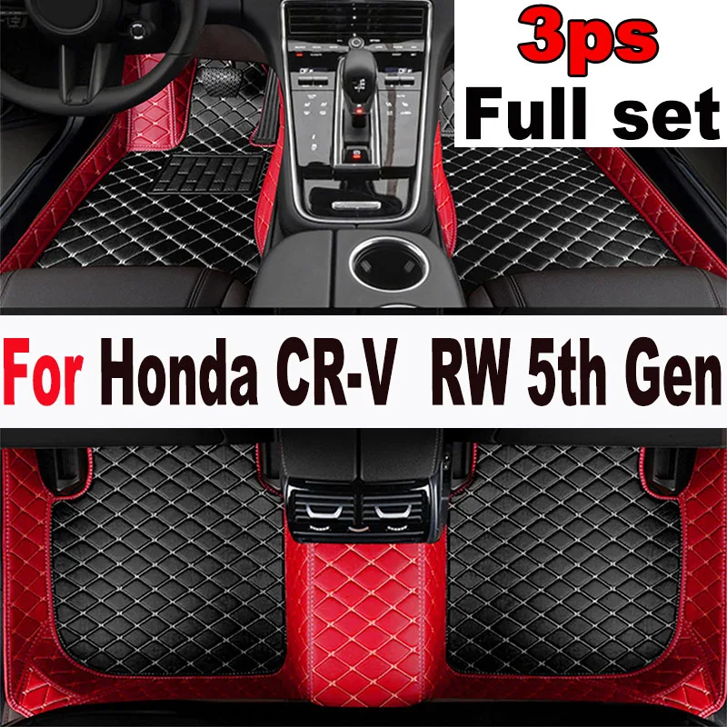 

LHD Carpets Car Floor Mats For Honda CR-V CRV RW 5th Gen 2022 2021 2020 2019 2018 2017 Auto Accessories Custom Covers Foot Rugs