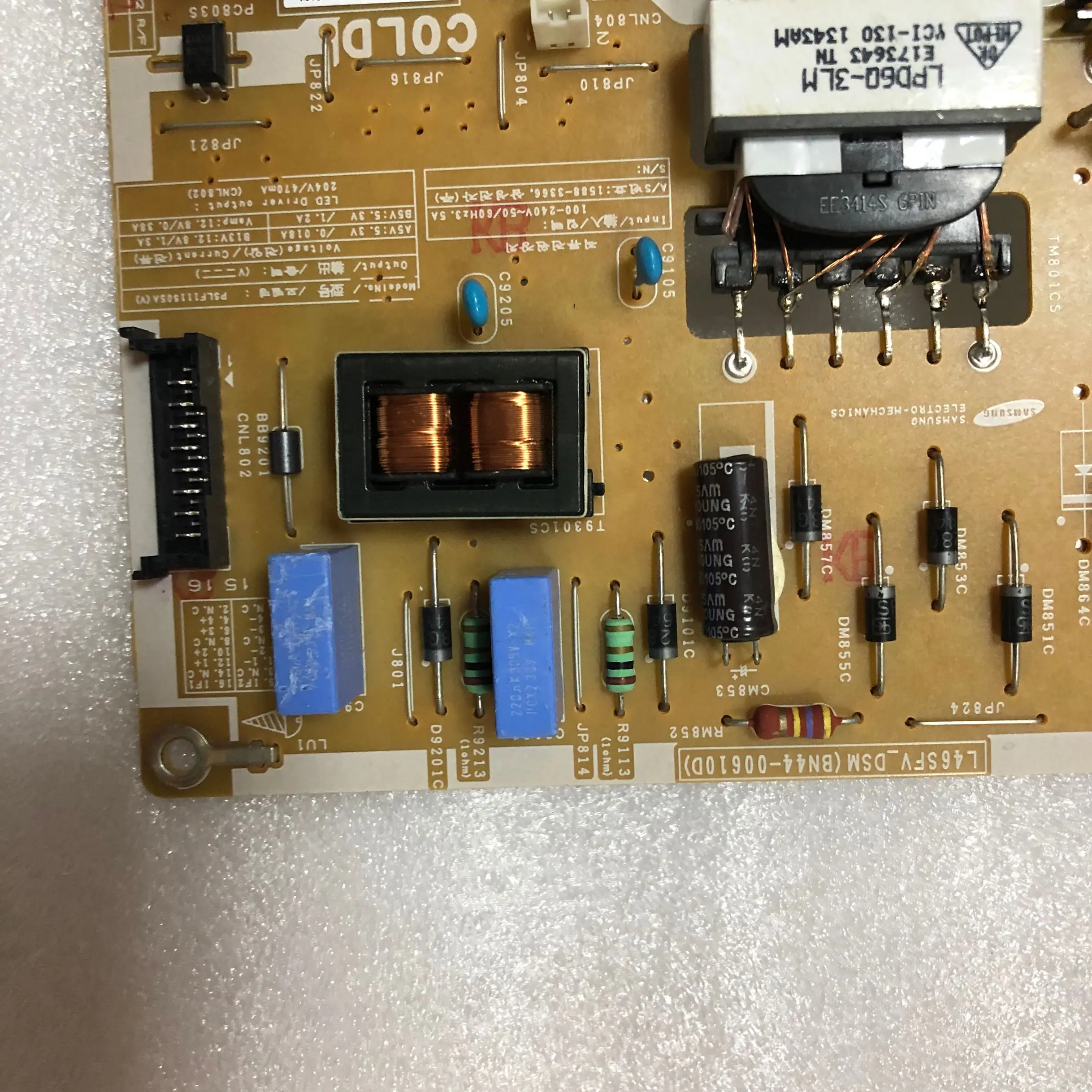 power board for 90%new UA46F5080AR L46SF-DSM BN44-00610A /L46SF-DPN BN44-00610D APSLF111505A in my stock