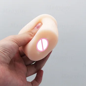 Super Soft Silicone Fake Vagina Penis Enlarge Masturbation Vacuum Pump Accessories Cylinder Sleeves Rings Vaginal Donut Sex Toys 4