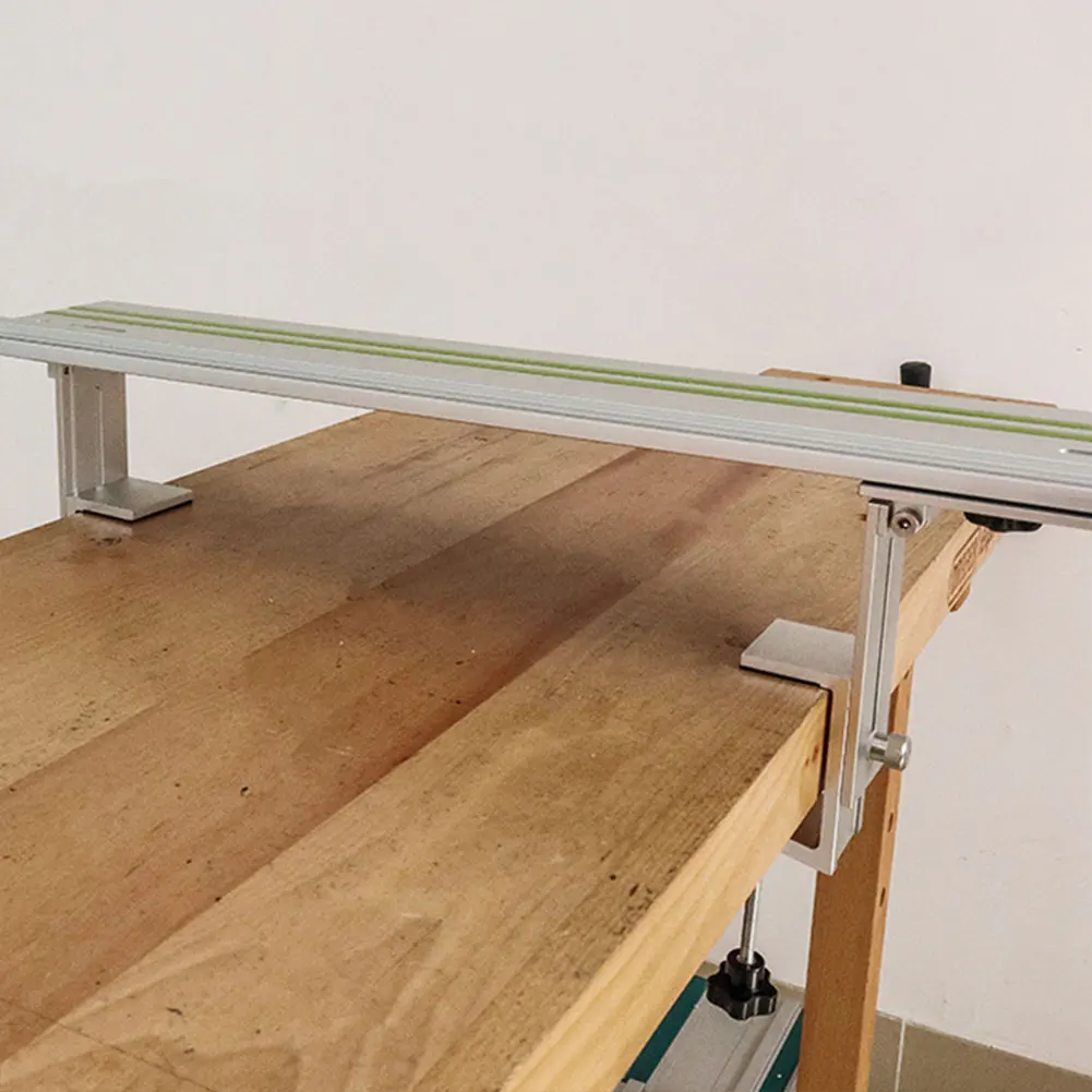 원형 톱 레일 리프팅 보조 클립, 알루미늄 합금 보조 가이드 도구, 조정 가능한 휴대용 톱 로케이터 목공 도구