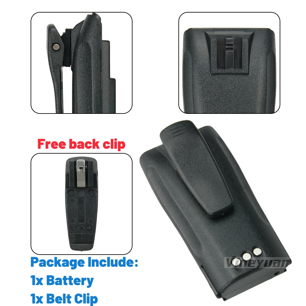 NNTN4497CR 2600mAh Li-ion Battery For Motorola CP200 PR400 EP450 DEP450 CP140 CP160 CP180 CP250 GP3688 GP3188 Radio HighCapacity 3