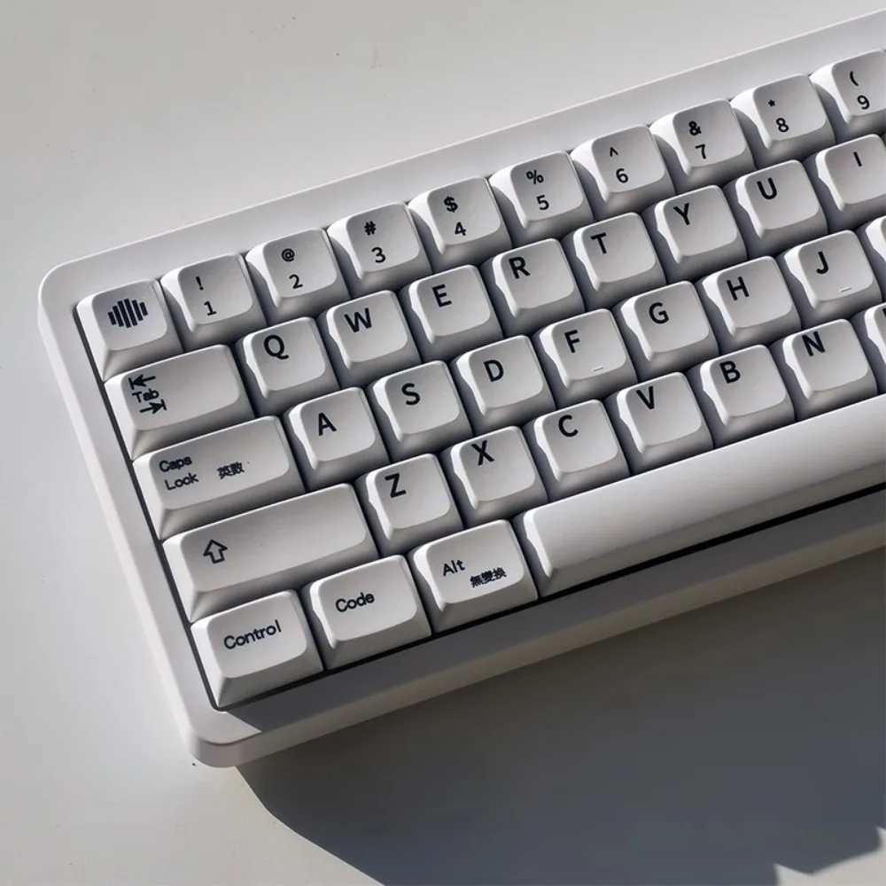 Capas De Teclas PBT En Blanco Diseño ISO De Llave 104 Para Teclados