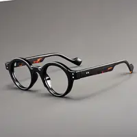 Lunettes de lecture Vintage pour hommes, petite lentille grossissante ronde, oculaire pour presbytie, 1 + 1.5 + 2.0 + 2.5 + 3.0 + 3.5 + 4.0 4