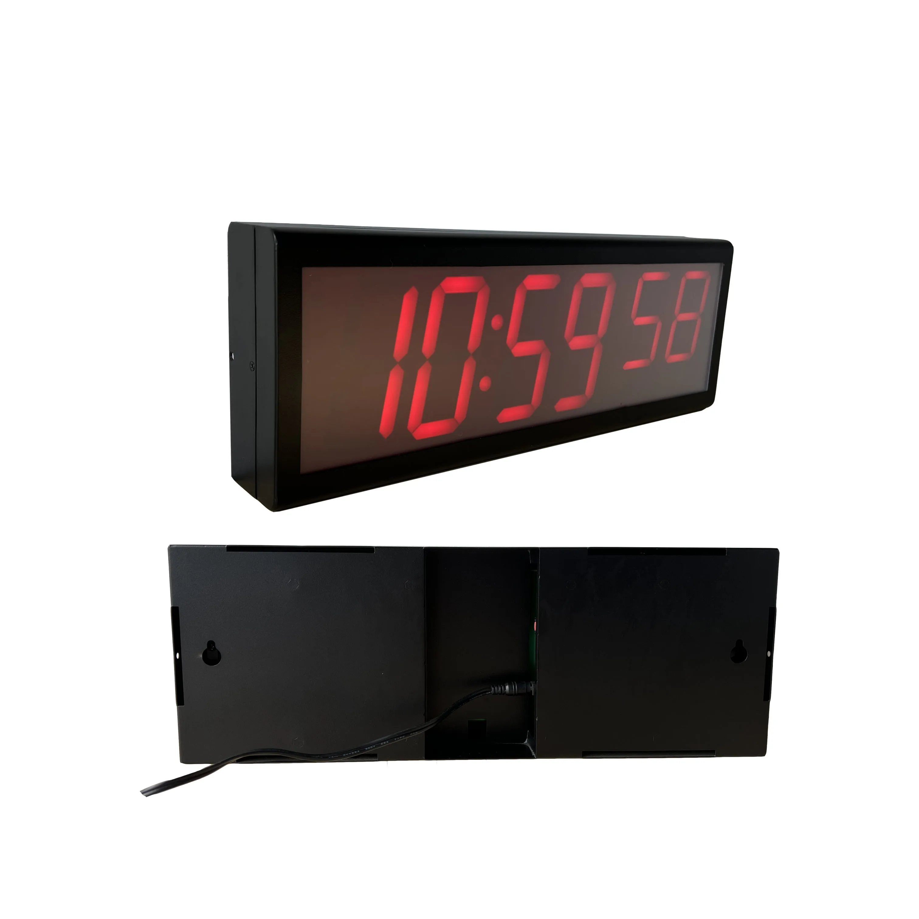 

4 "красная лампа, 6 цифр, часы Wi-Fi, 3" SS, HH: мм: ss