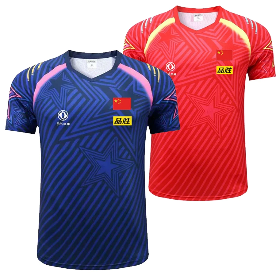 Table tennis t shirts shorts jerseys for Championship CHINA Team Men Women Children sport t shirt badminton table tennis clothes set