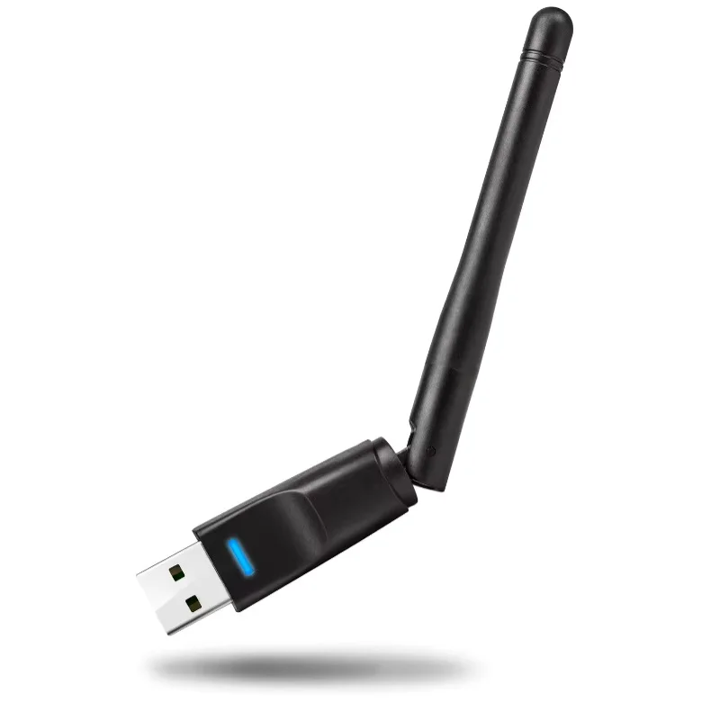 Adapter 2 4ghz Wlan Wi Fi Dongle Network Card 150mbps Wireless Network Card Mini Usb Wifi Receiver 2db Wifi Antenna For Dvb T2, Alina Gadgets
