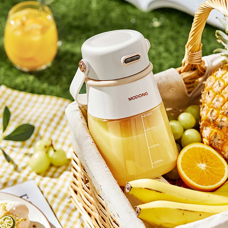500ml Electric Juicer Portable Smoothie Blender Juicing Cup Wireless Fruit Mixers Orange Squeezer Juice Maker 1500mAh