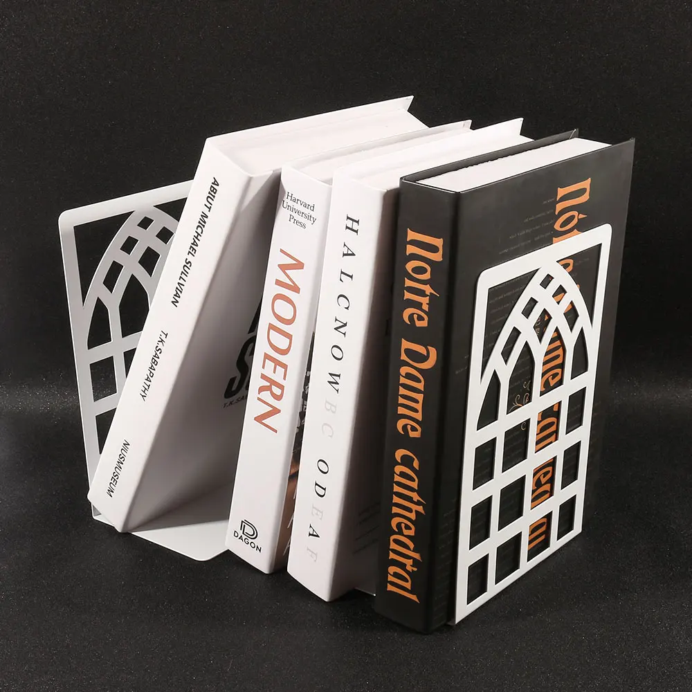 Book Stand 2 Pcs Bullet Shape Book Ends Heavy Book Stand Book lovers Stationer Parents Child Gift Home Desk Bookends