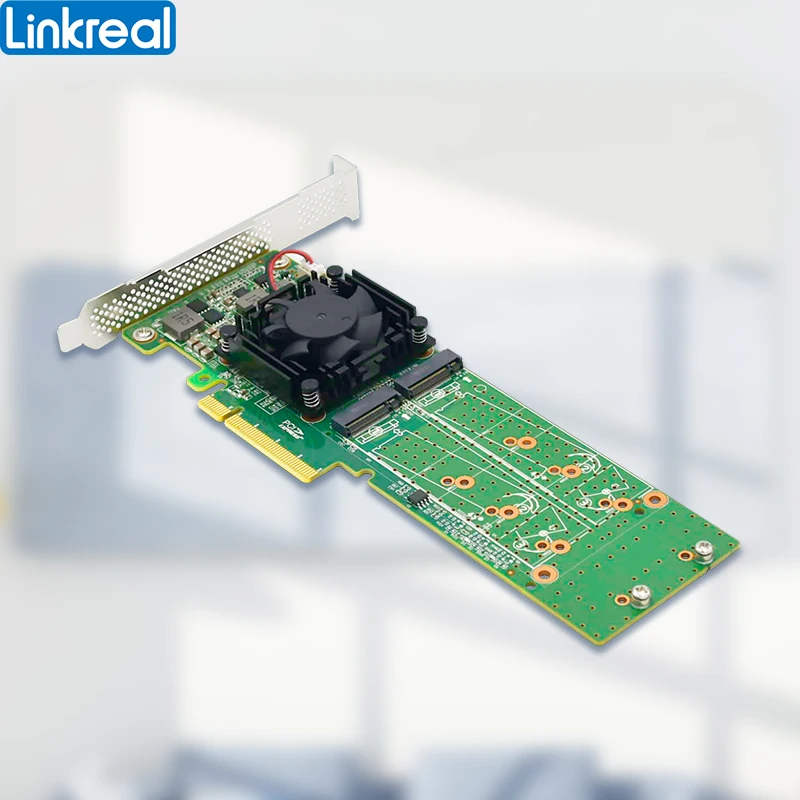 MicroConnect PCIe x4 M.2 NVMe SSD Adapter - Carte contrôleur