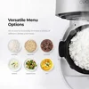 3-Cup Induction Heating Rice Cooker & Warmer with Nonstick Inner Pot Dual Pressure Selections 15 Menu Options Small to Mid 3