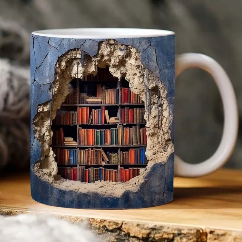 

New ceramic creative space design multi-purpose mug