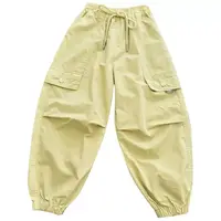 Vêtements de printemps à la mode pour enfants, jogging Cargo, pantalon élastique à la cheville, pantalon décontracté, léger, respirant, tenue d'été tendance 5