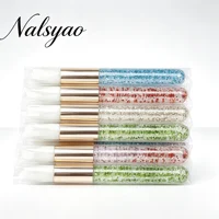 Brosse de nettoyage pour cils, brosse à cils en cristal, outils de maquillage pour extensions de cils, dissolvant de points noirs, 20 pièces 1