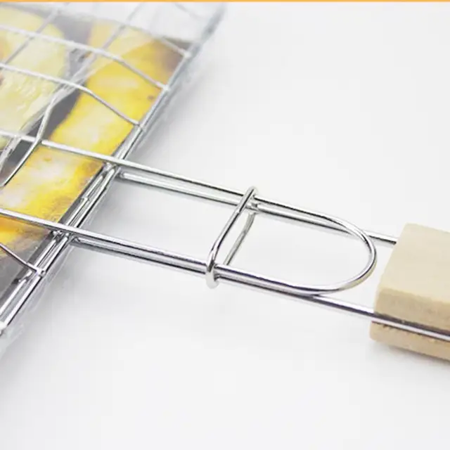 Grill Kosár Könnyű Kosarak Kültéri Zöldségekhez Tartozékok Barbecue Klip Támogató Ételhálók - Image 3