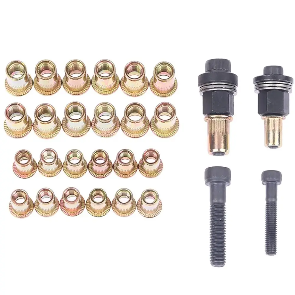 Manual Riveter Tool Mandrel Staple M3 M4 M5 M6 M8 M10 Thread Easy Installation Electric Riveting Adapter with Rivet Nuts