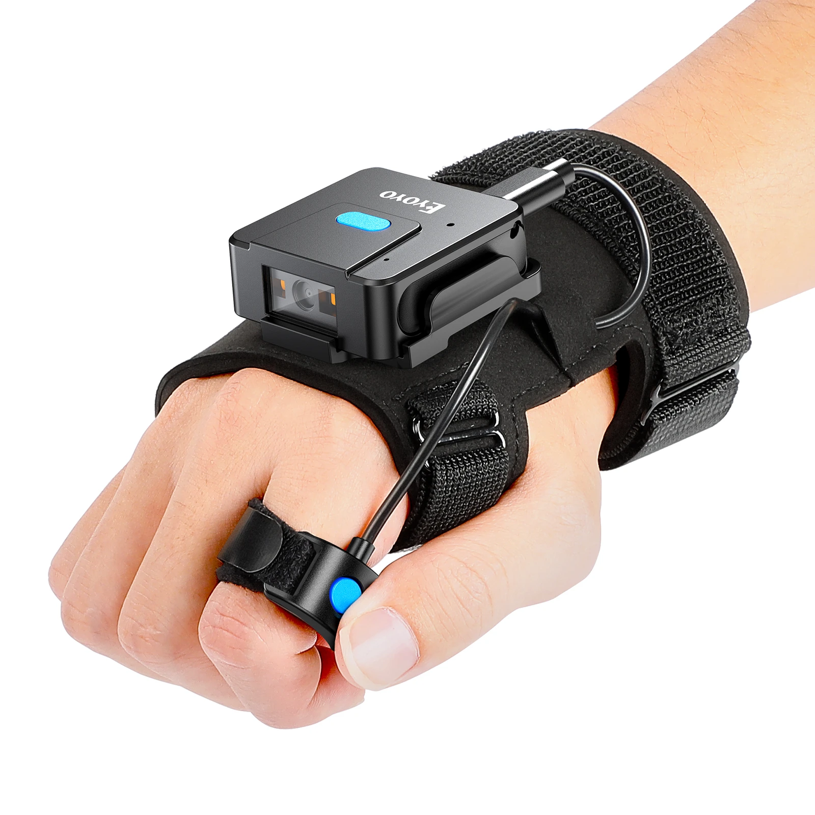 Eyoyo 2d Bluetooth Barcode Scanner Left&right Hand Glove Wearable