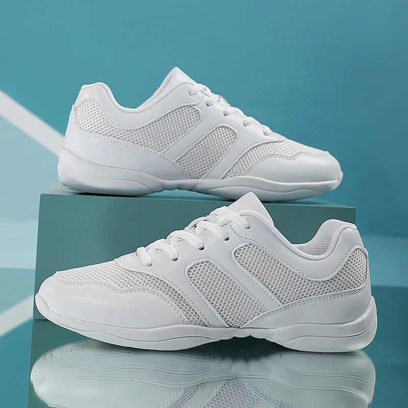 New Dance Shoes Woman Ladies Modern Soft Jazz Girl Sneakers Aerobics Mesh Breathable Lightweight Female Dancing Fitness Sport 3