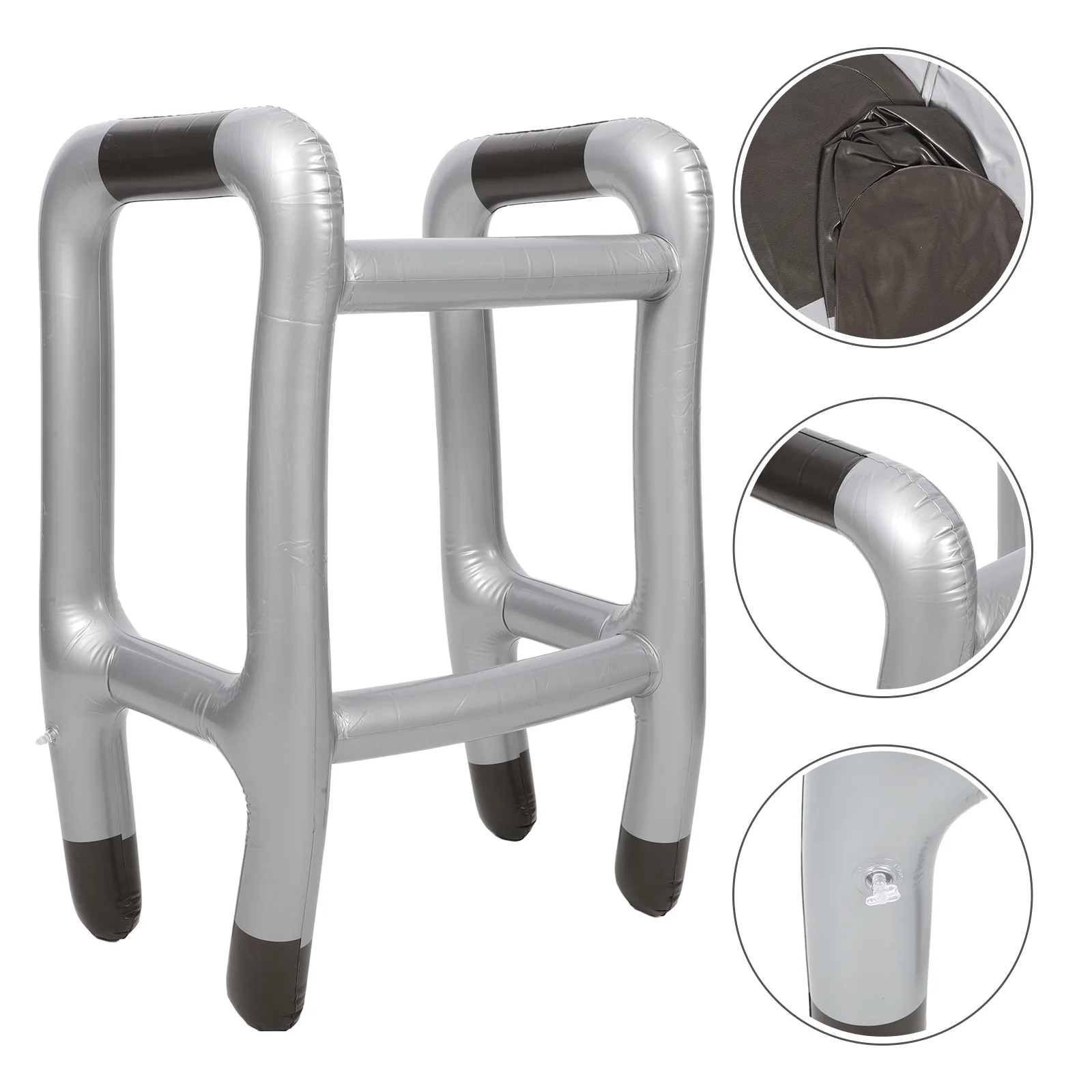 

Inflatable Walker Balloon Walking Sticks Toys Party Favors Supplies Crutch Inflates Armrest