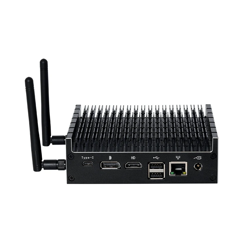 Mini Computer Fanless Intel Pentium 5405U Ddr4 M.2 Nvme Ssd 4K Wifi Embedded Industrial Micro Pc Barebone Ubuntu Windows 11