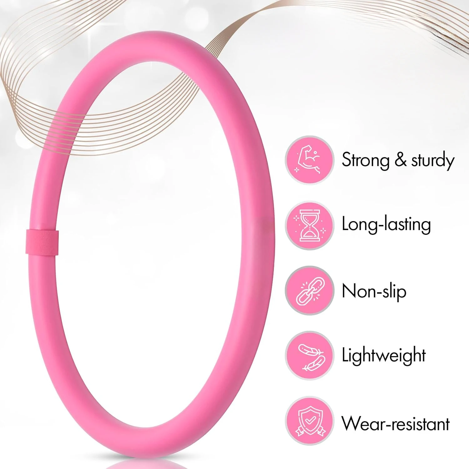 Exercise Hula Hoops Sports Rolling Exercise Ring for Swing Wrist Forearm Arm Training