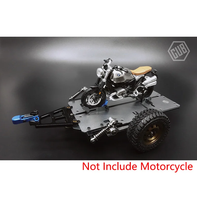 Metal Heavy Trailer B For 1/18 RC Crawler Car CAPO CUB1 Models Motorcycle Part TH19803 6