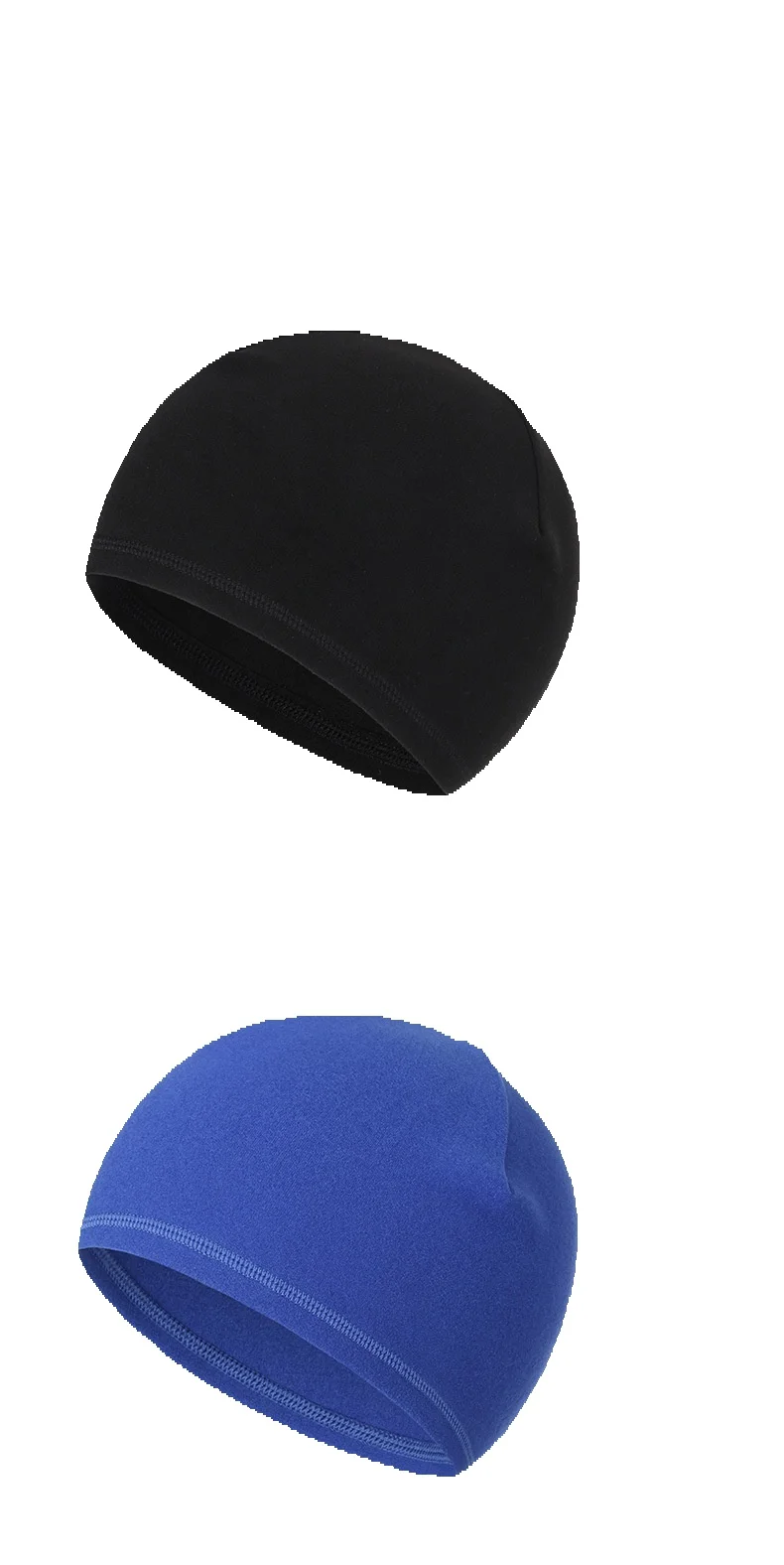 Cascos a prueba de viento de otoño e invierno forrados con vellón para mayor calidez, sombreros pequeños para deportes al aire libre y ciclismo para hombres_voghion.com